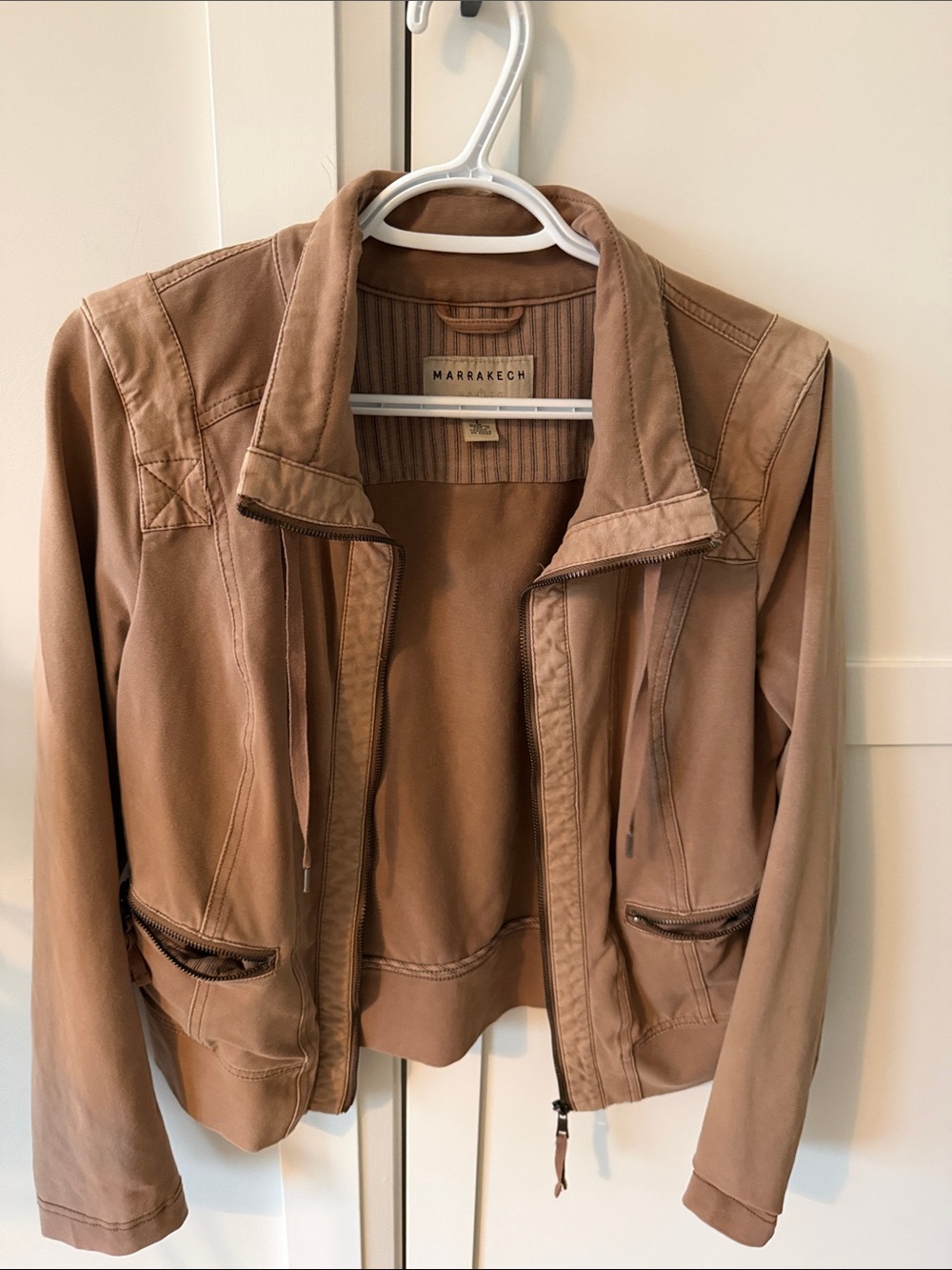 Marrakech Women's Utility Jacket in Tan